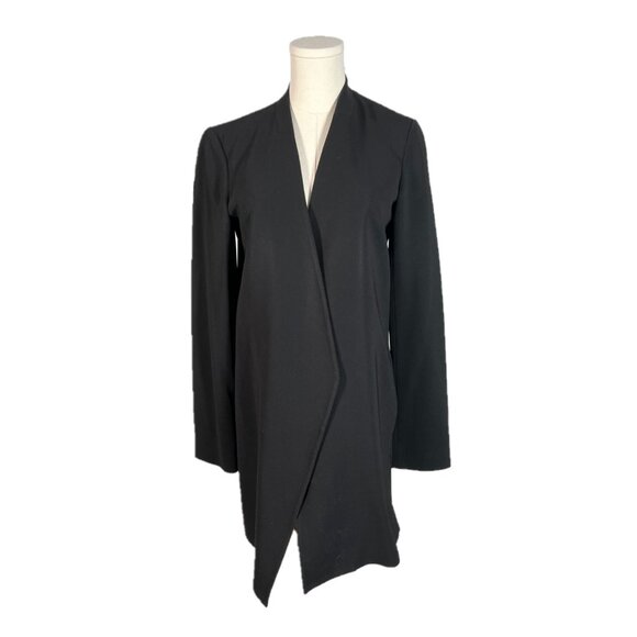 Theory Long Line Open Wrap Blazer Size 4 - Picture 1 of 5